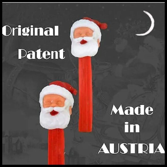 Collectible Santa Pez Rare Original Patent No Feet, 50s Vintage Made In Austria - Picture 7 of 13